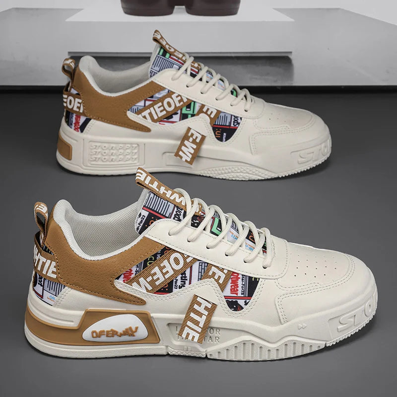 Men’s Bold Urban Trainers with Reinforced Mesh Upper