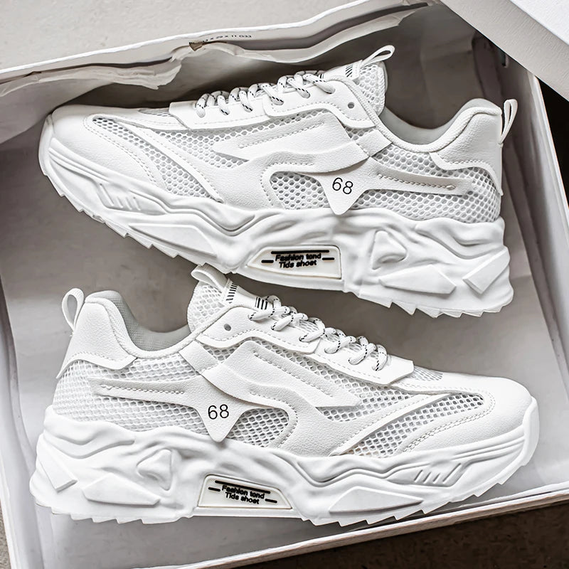 PureMotion – All-White Chunky Trainers
